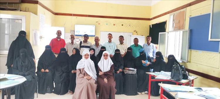 تدشين ورشة تدريبية للمنحة المدرسية المقدمة من اليونيسف بمديرية الشيخ عثمان