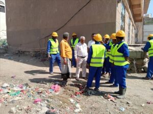 اخبار المناطق – القاضي يستعرض الأوضاع الصحية والبيئية في حيس سعياً لإيجاد حلول مستدامة