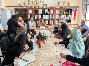 اخبار عدن – اجتماع لمناقشة الاستعدادات للفصل الدراسي الثاني في مدارس ثانوية مديرية صيرة