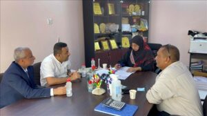 اخبار عدن – الشبحي والوليدي يراقبان تقدم العمل في البرنامج الوطني لتوفير الأدوية