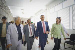 اخبار عدن – لملس والمحولي يستعرضان تقدم إعادة تأهيل مكتب المنظومة التعليمية الفني والتدريب المهني