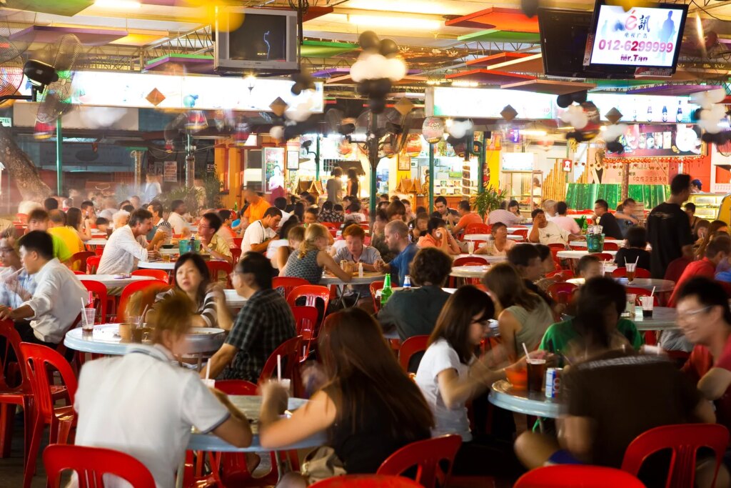 Image may contain Yvonne Lui Archon Fung Art Fazil Katayama Shinji Urban Indoors Restaurant Cafeteria and Adult