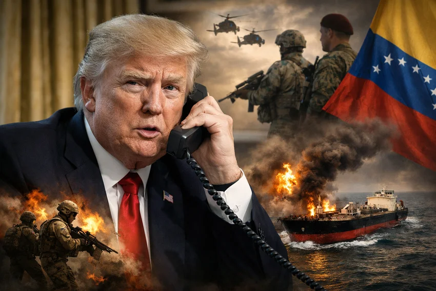 ترامب يهدد بالحرب مع فنزويلا ويزيد من مصادرة الناقلات النفط