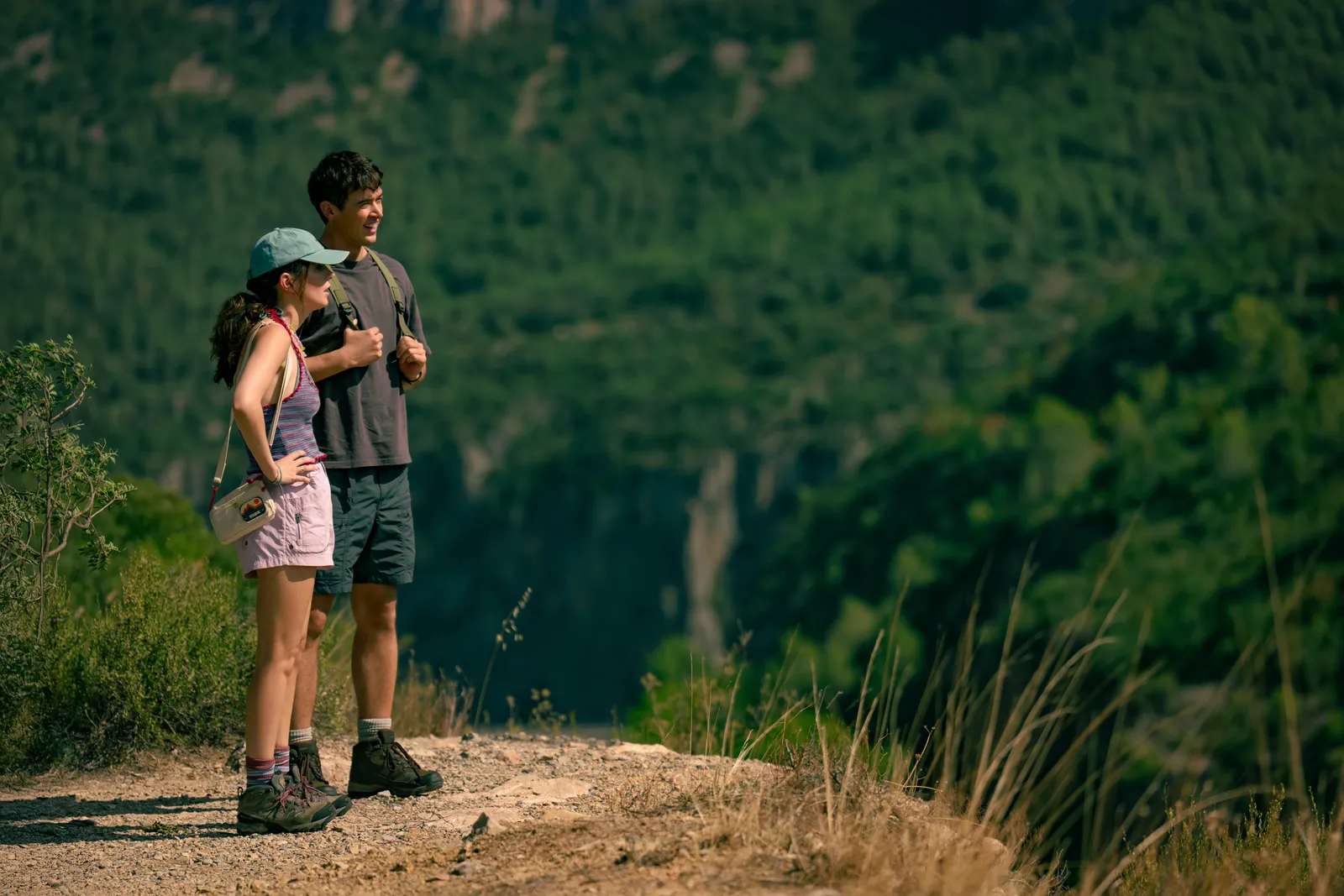 Image may contain Benjamin Papac Person Standing Teen Bag Clothing Shorts Adventure Hiking and Leisure Activities