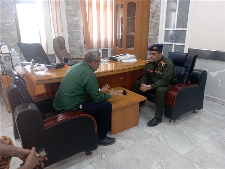 مدير عام أمن محافظة أبين يزور عددًا من المرافق العامة والخاصة في عاصمة المحافظة