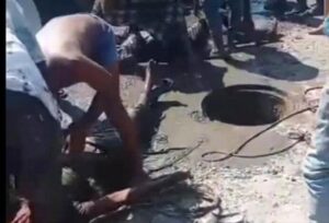 اخبار الأقاليم – وفاة ثلاثة أفراد من عائلة واحدة اختناقًا في بئر صرف صحي في تعز