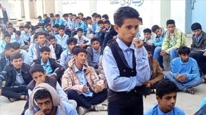 اخبار المناطق – مدرسة سرار الثانوية في يافع تقيم ندوة أدبية وثقافية لطلابها