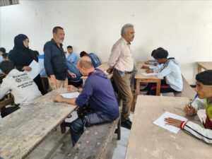 اخبار عدن – استكمال الزيارات الميدانية لتقييم تقدم الامتحانات النظرية في المعاهد الفنية