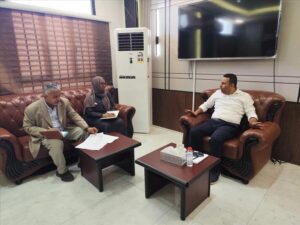 اخبار عدن – الدكتور الوليدي يجتمع مع القائم بأعمال ممثل منظمة الرعاية الطبية العالمية في بلادنا