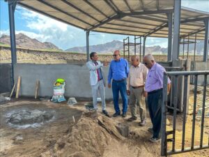 اخبار عدن – الوكيل الغتناني يزور مستجدات مشروع إعادة تأهيل المحجر البيطري في عدن