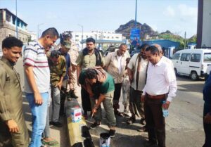 اخبار عدن – شركة النفط تطلق مبادرة بصمة لتعزيز الجمالية الحضرية في عدن