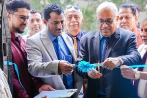 اخبار عدن – مؤسسة إنسجام تنظم معرض الفن الطلابي تحت عنوان “معرض السلام” كجزء من مشروع نادي السلام