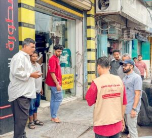 اخبار عدن – مدير عام صيرة يقوم بزيارة ميدانية لمتابعة أسواق المديرية