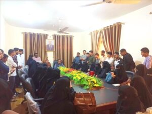 اخبار عدن – هيئة المواصفات والمقاييس تستقبل أكثر من 40 دعاًا من قسم إدارة جامعة الريادة