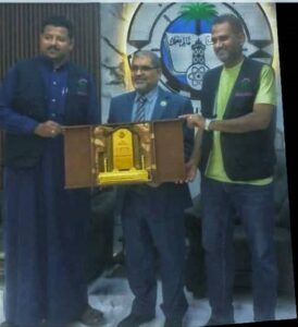 اخبار وردت الآن – تكريم جامعة حضرموت لمؤسسة صنائع المعروف بدرع الوفاء تقديراً لدعمها الكريم.