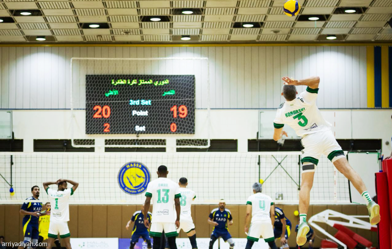 ممتاز الطائرة.. الأهلي يكسب النصر ويوسع فارق الصدارة