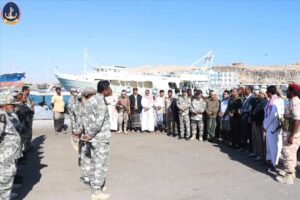 تقارير عن وردت الآن – وكيل المهرة الأول يتفقد استعداد القوات العسكرية في ميناء نشطون ويؤكد أهمية ذلك