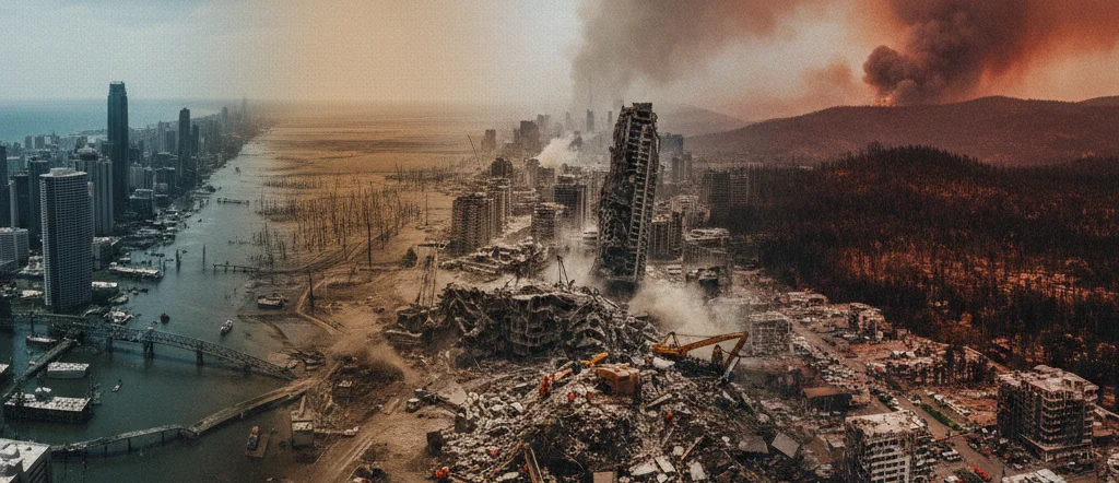 خسائر الكوارث الطبيعية العالمية في عام 2025 بقلم شاشوف