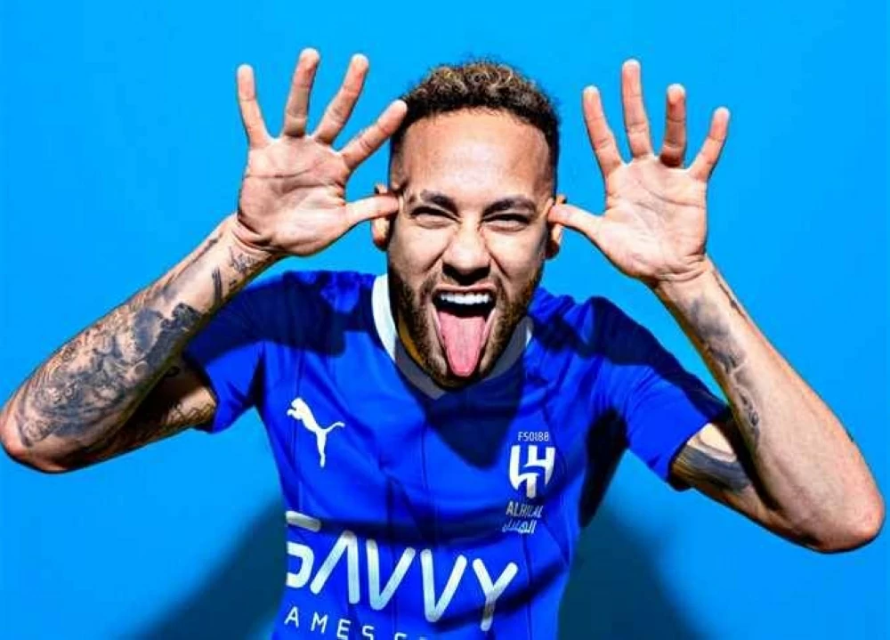 نيمار في قميص الهلال - صورة أرشيفية