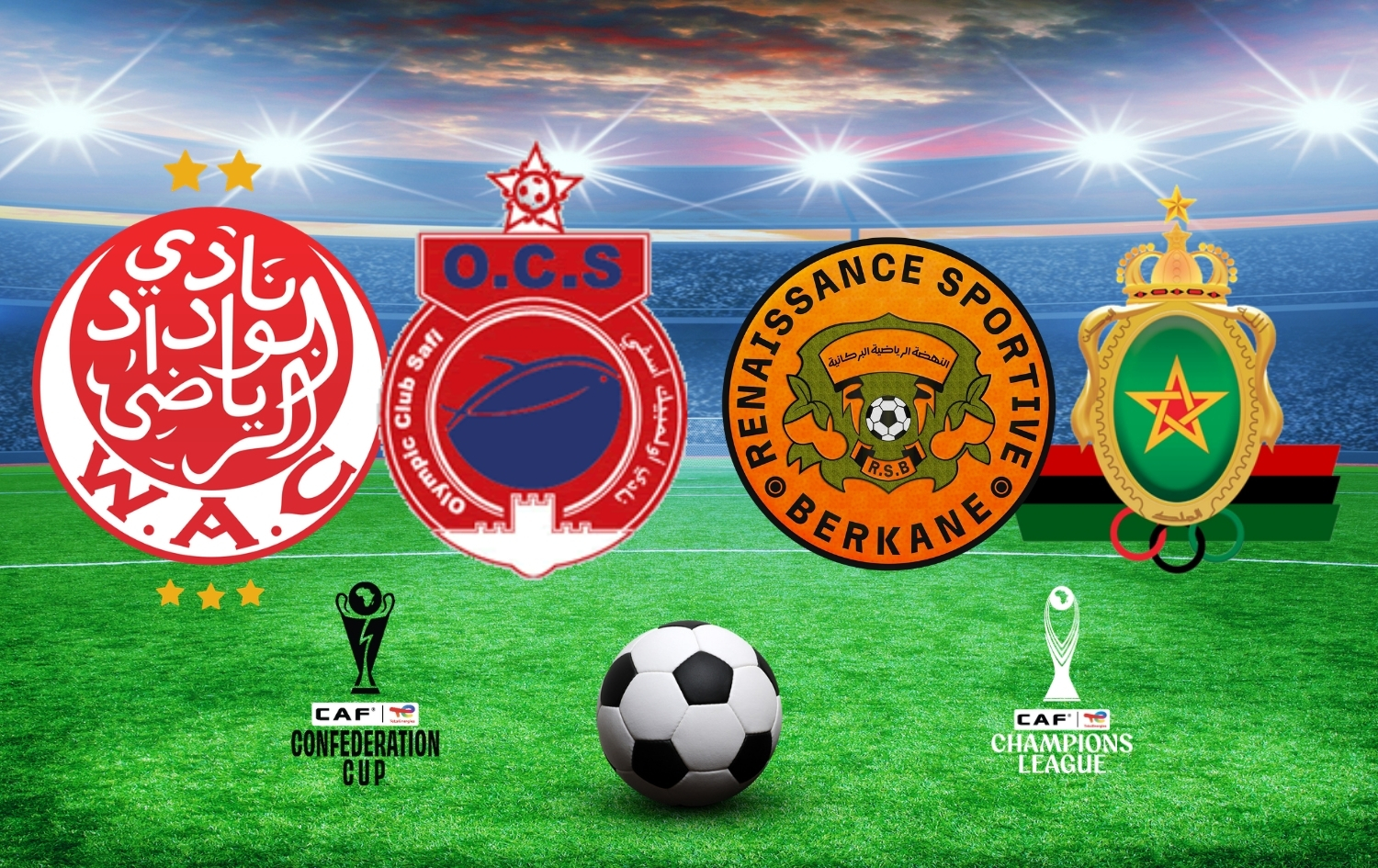 الجيش يلاقي حامل اللقب وبركان يواجه الهلال.. وقمة مغربية مرتقبة في كأس الكونفدرالية - العمق الرياضي