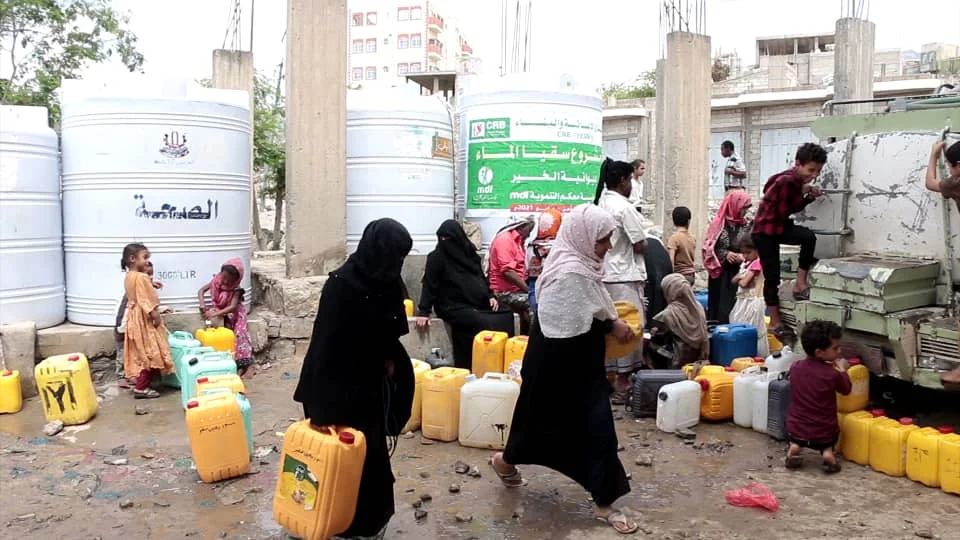 تعز في أزمة المياه والوعود المعلقة هل تكون محطة التحلية