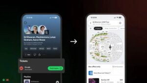 SeatGeek وSpotify تتعاونان لبيع تذاكر الحفلات داخل منصة الموسيقى