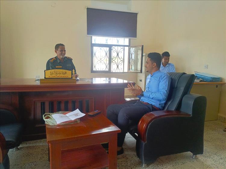 عدن الغد تزور فرع الهجرة والجوازات في مديرية لودر وتشيد بجهود إدارة الفرع