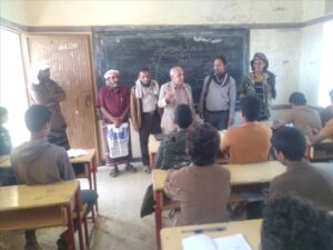 اخبار المناطق – مدير المنظومة التعليمية في لودر يقوم بزيارة تفقدية للمدارس الأساسية والثانوية بقرية الخديرة