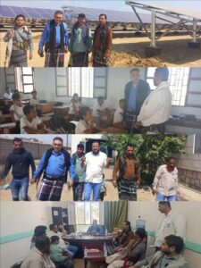 اخبار المناطق – وكيل محافظة أبين يقوم بزيارة مدينة شقرة للاطلاع على الخدمات ومتابعة مشروع الط