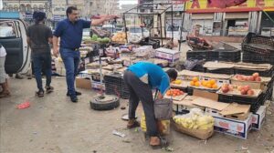 اخبار عدن – حملة لإزالة الفوضى وتنظيم حركة المرور في مديرية المنصورة بعدن