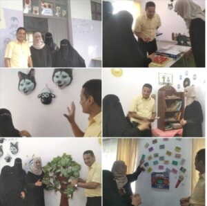 اخبار عدن – زيارة تفقدية لمدرسة نشوان النموذجية في عدن