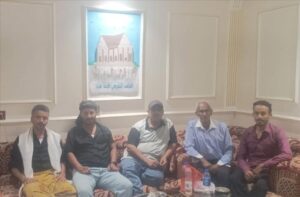 اخبار عدن – زيارة رئيس مجلس أبناء عدن بالشيخ عثمان لمروان أنجلان، رئيس المجلس التشريعي.