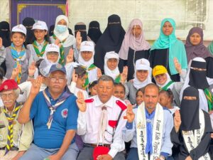 اخبار عدن – فريق الكشافة للفتيات من مدارس فيوتشر كيدز يقوم بزيارة ميدانية مميزة إلى دار الفردوس