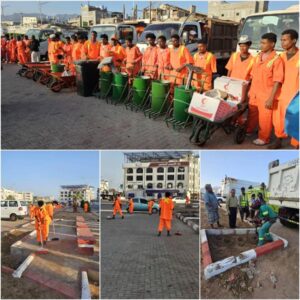 اخبار عدن – محافظ عدن يطلب من سكان المدينة الانضمام إلى جهود حملة التنظيف الشاملة