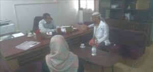 اخبار عدن – مدير مستشفى الأمراض النفسية يجتمع بالمسؤولة عن الرعاية الطبية النفسية في مؤسسة الرعاية الاجتماعية