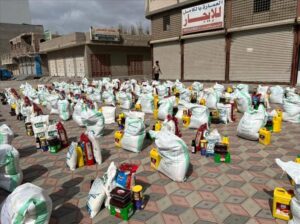 اخبار وردت الآن – اتحاد الجمعيات الخيرية يستمر في توزيع السلال الغذائية ويستهدف محافظتي لحج وأبين