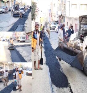 اخبار وردت الآن – تعز.. انطلاق أعمال رصف الطرق من أمام مدرسة الشعب حتى محطة صافر بعد انتهاء الترتيبات اللازمة.