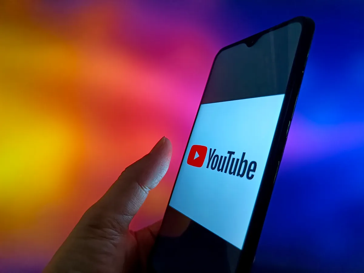 An illustration photo shows YouTube logo in a smartphone