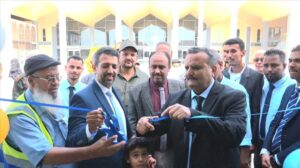 تقرير عدن – تدشين فرع بنك حضرموت في مطار عدن الدولي لتحسين الخدمات المصرفية للمسافرين