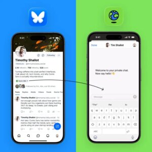 شركة ناشئة تُدعى “جيرم” تصبح أول تطبيق مراسلة خاص يُطلق مباشرة من تطبيق “بلوسكاي”