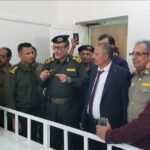 وفد رفيع المستوى من وزارة الداخلية يفتتح النظام الإلكتروني للأحوال المدنية في يافع المفلحي