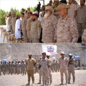 اخبار عدن – استعراض عسكري لقوات درع الوطن في عدن احتفالاً بتخرج وحدات جديدة