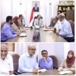 البكري يوجه باستكمال العمل في ملعب الشهداء وصرف مستحقات أندية أبين