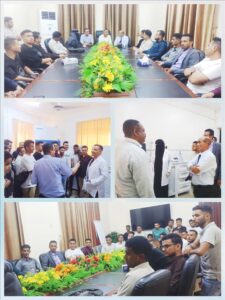 اخبار عدن – الهيئة اليمنية للمواصفات تستضيف طلاب كلية الصيدلة من جامعة تعز في زيارة تعليمية.
