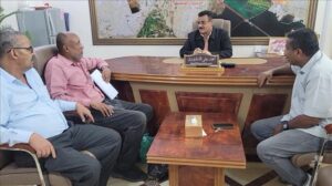 اخبار عدن – رئيس المنصورة يتناول التحضيرات لتركيب مضخة في محطة الصرف الصحي بكابوتا