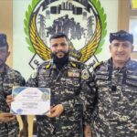 قائد قوات حرس المنشآت وحماية الشخصيات يكرم الجندي عارف أحمد حسان