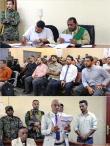 اخبار عدن – محكمة صيرة تبدأ أولى جلسات محاكمة مشتبه به في قتل مواطن وتحدد يوم الأربعاء للمرافعة النهائية