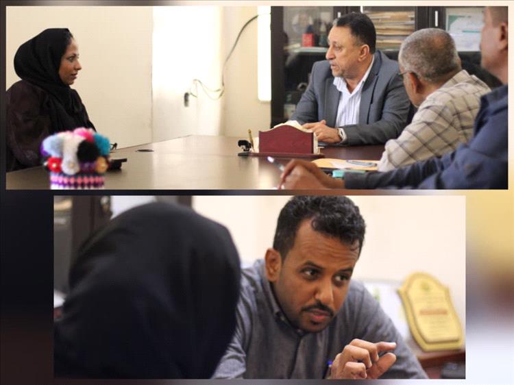 الأمين العام لمحلي أبين يبحث مع المعهد الأوروبي للسلام تنفيذ مشاورات حول التحديات المناخية وقضايا المياه