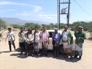 اخبار وردت الآن – برفقة فريق فني، مدير عام كهرباء لودر ومودية يقوم بزيارة ميدانية إلى المنطقة