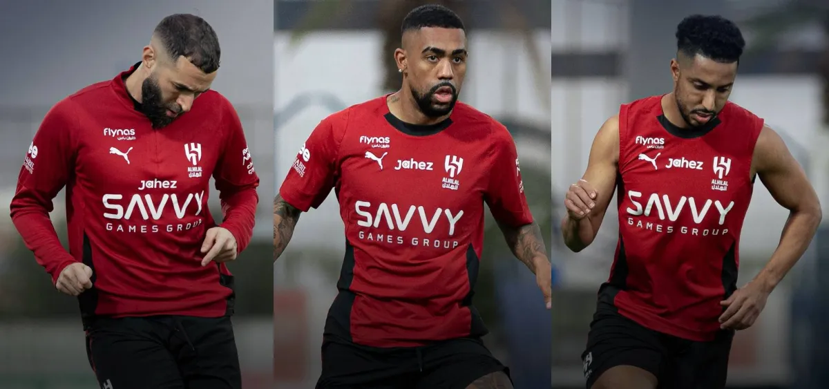 بنزيمة وسالم ومالكوم ينعشون تدريبات الهلال